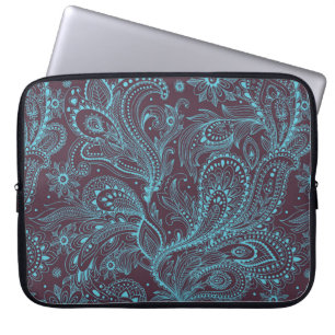 Beautiful vintage seamless ornament laptop sleeve