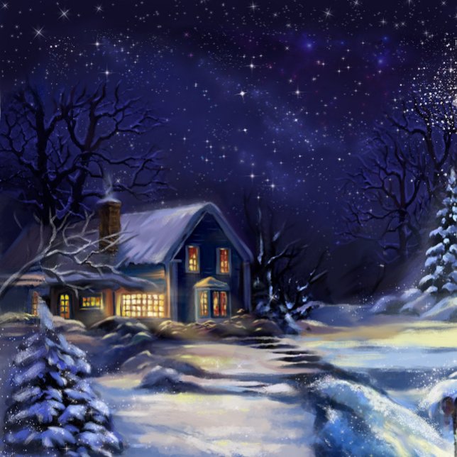Beautiful Vintage Winters Night Puzzle (Creator Uploaded)