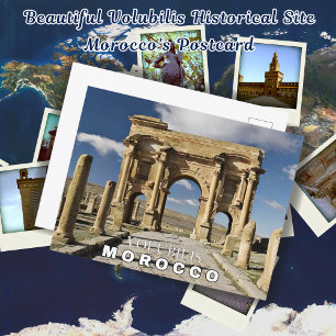 Beautiful Volubilis Historical Site Morocco's Postcard