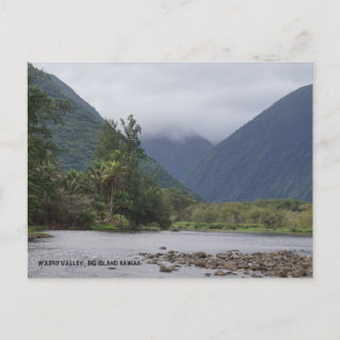 Beautiful Waipio Valley Postcard