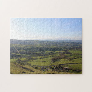 Beautiful Wales Hill View Landscape Welsh Horizon Jigsaw Puzzle