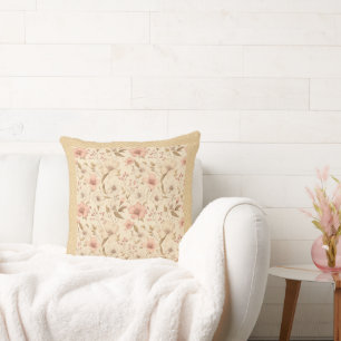 Beautiful warm glow butterscotch colour cushion