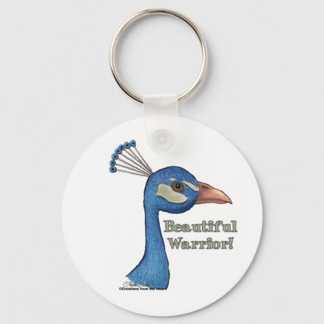 Beautiful Warrior Key Ring (Front)