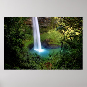 Beautiful Water Fall Poster