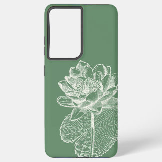Beautiful Water lilies Flower Design Samsung Galaxy Case