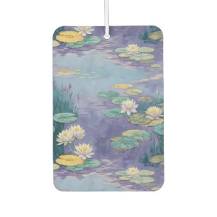 Beautiful Water Lilies Monet Art Car Air Freshener