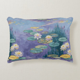 Beautiful Water Lilies Monet Art Decorative Cushion