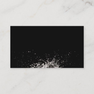 Beautiful water splash business card