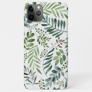 Beautiful Watercolor Botanical Leaves Case-Mate iPhone Case