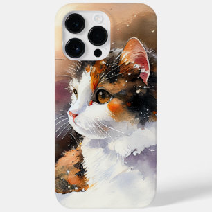 BEAUTIFUL WATERCOLOR CALICO CAT  Case-Mate iPhone 14 PRO MAX CASE
