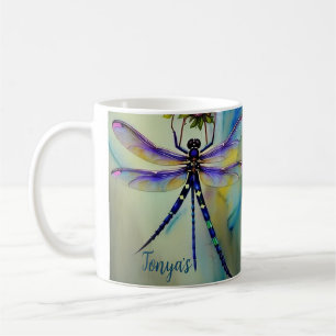 Beautiful Watercolor Dragonfly,  Coffee Mug