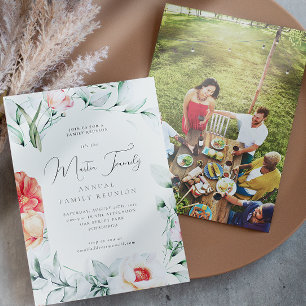 Beautiful Watercolor Family Reunion Photo