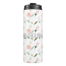 Beautiful Watercolor Floral Blush Pink