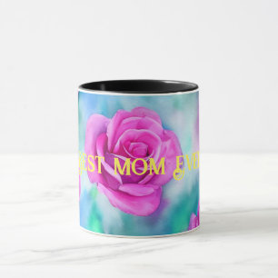 Beautiful Watercolor Modern Pink Roses Collection Mug