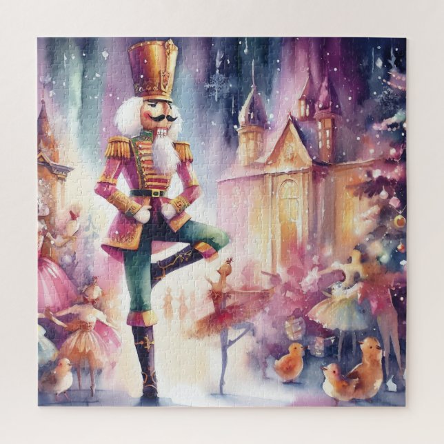Beautiful Watercolor Nutcracker Jigsaw Puzzle (Vertical)