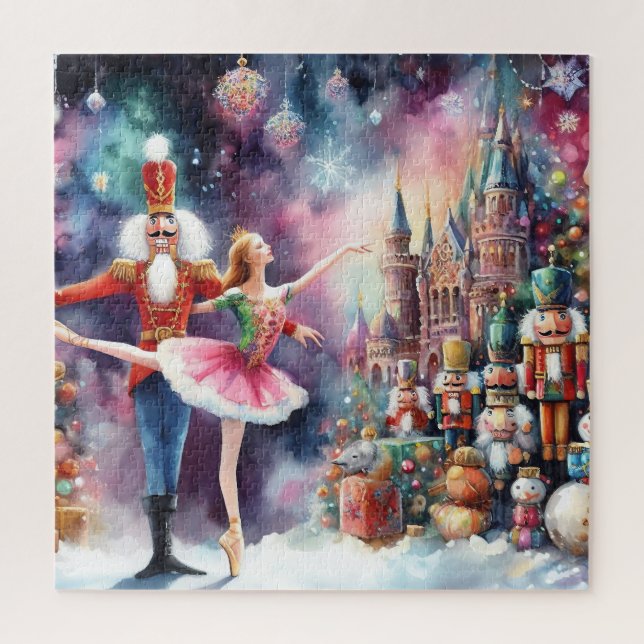 Beautiful Watercolor Nutcracker Jigsaw Puzzle (Vertical)