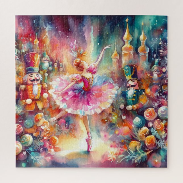 Beautiful Watercolor Nutcracker Jigsaw Puzzle (Vertical)
