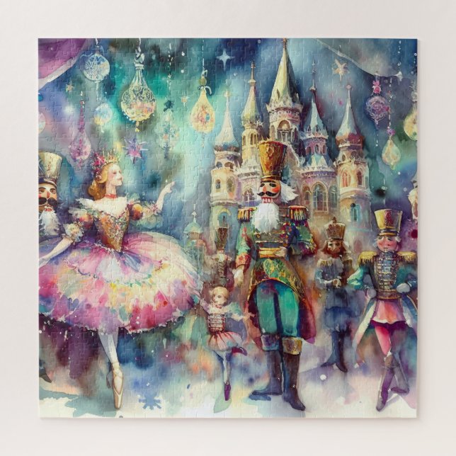 Beautiful Watercolor Nutcracker Jigsaw Puzzle (Vertical)