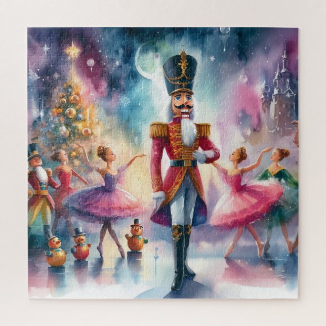 Beautiful Watercolor Nutcracker Jigsaw Puzzle (Vertical)