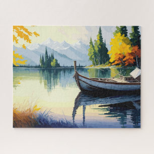Beautiful Watercolor Outdoor Scenery Jigsaw Puzzle