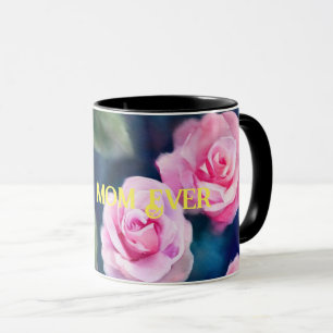 Beautiful Watercolor Popular Pink Roses Collection Mug