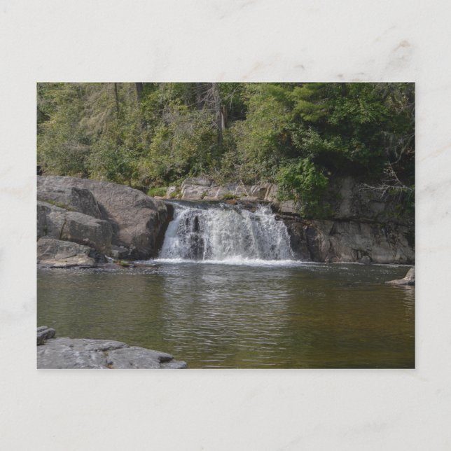 Beautiful Waterfall In Appalachian Mountains Postcard (Front)