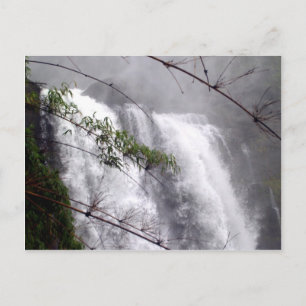 Beautiful waterfall postcard