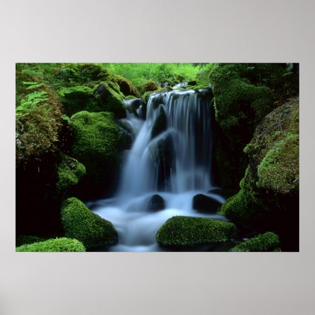 Beautiful waterfall poster (Front)