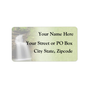 Beautiful Waterfall Return Address Label