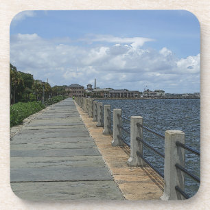 Beautiful Waterfront Walkway Coaster