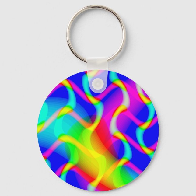 Beautiful Waves Key Ring (Front)