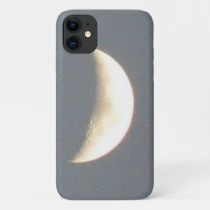 Beautiful Waxing Crescent Moon at Dusk iPhone Case