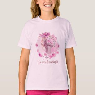 Beautiful we are all wonderful T-Shirt for kids