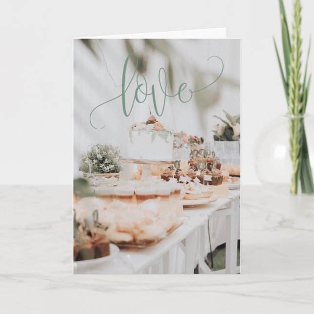 Beautiful Wedding/Anniversary Greeting Card (Front)