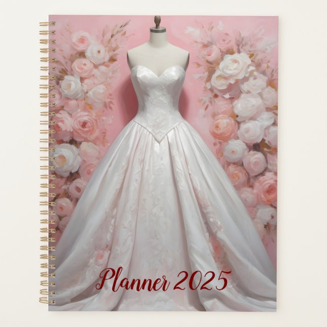 Beautiful wedding dress  planner (Front)