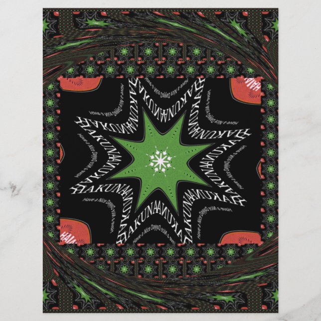 Beautiful Whirling stars background Print vector  (Front)
