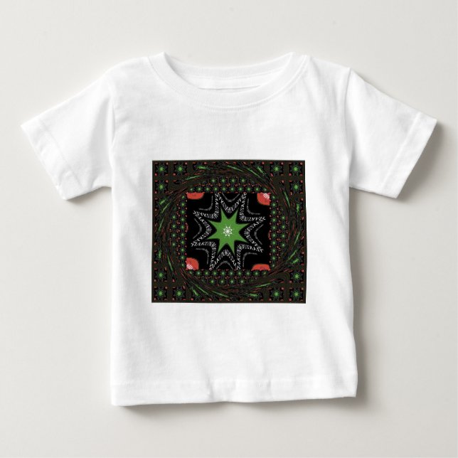 Beautiful Whirling stars background Print vector  Baby T-Shirt (Front)