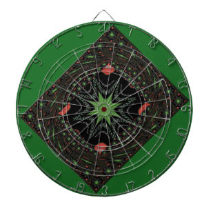 Beautiful Whirling stars background Print vector  Dartboard