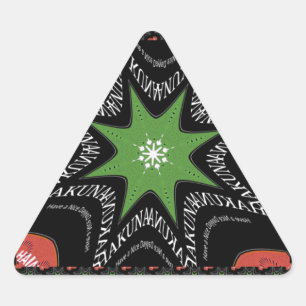 Beautiful Whirling stars background Print vector  Triangle Sticker