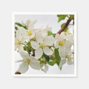 Beautiful White Blossoms Napkin