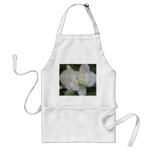 Beautiful White Carnation Apron
