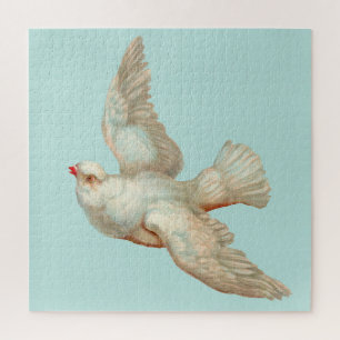 beautiful white dove jigsaw puzzle