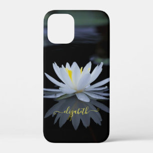 Beautiful White Lotus Flower,Lake,Zen iPhone 12 Mini Case
