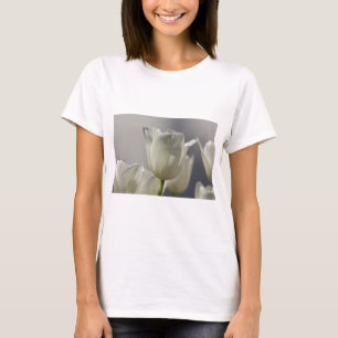 Beautiful White Spring Tulips T-Shirt