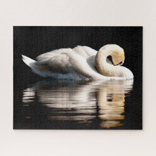 Beautiful White Swan, Jigsaw Puzzle