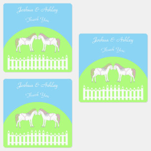 Beautiful White Wedding Horses Custom