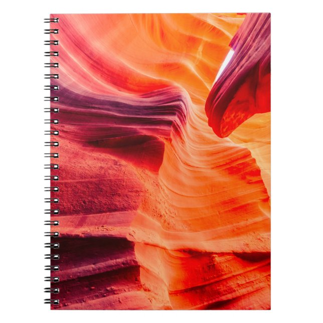 Beautiful wide angle view of amazing sandstone for notebook (Front)