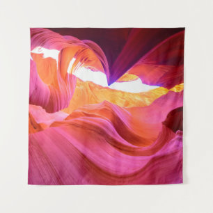 Beautiful wide angle view of amazing sandstone for tapestry