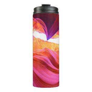 Beautiful wide angle view of amazing sandstone for thermal tumbler