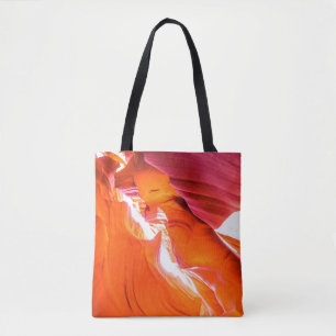 Beautiful wide angle view of amazing sandstone for tote bag